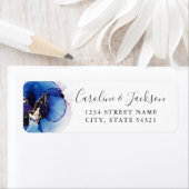 Waterverf Wedding/Opslaan van het adres Datum Teru Etiket (Insitu)