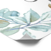 Waterverf Wedding Photo Prop Poster (Hoek)