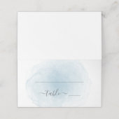 Waterverf Wedding Plaatskaartje (Buitenkant ongevouwen)