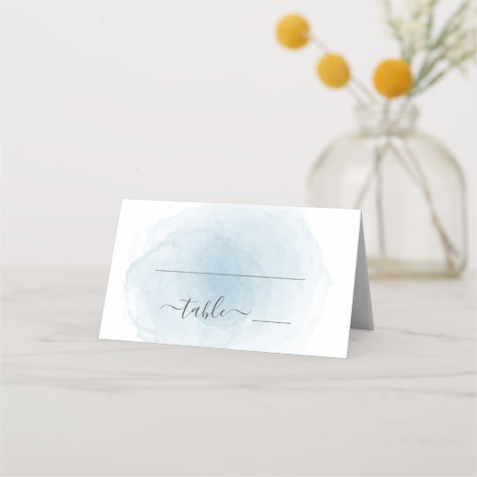 Waterverf Wedding Plaatskaartje (Voorkant)