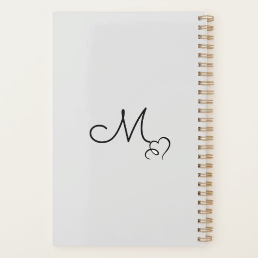 Waterverf Wedding Planner (Achterkant)