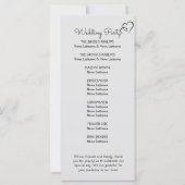 Waterverf Wedding Programma (Achterkant)