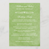 Waterverf Wedding Programma's (Voorkant)