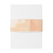 Waterverf Wedding Uitnodigingen Wikkel (Achterkant Voorbeeld)