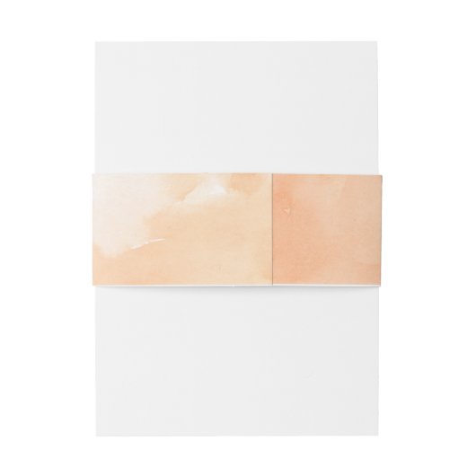 Waterverf Wedding Uitnodigingen Wikkel (Achterkant Voorbeeld)