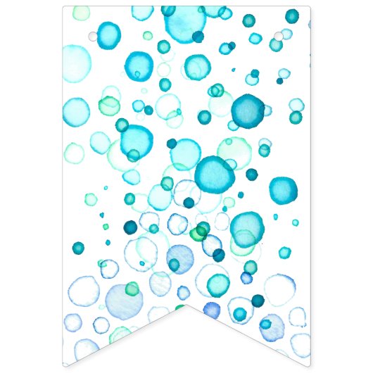 Waterverf Wedding Vlaggetjes (Derde vlag)