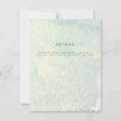 Waterverf Weekend in de bergen Bachelorette Kaart (Achterkant)