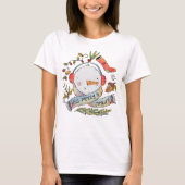 Waterverf Wees Merry Snowman T-shirt (Voorkant)