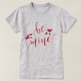 Waterverf Wees mijn Valentijnsdag T-shirt