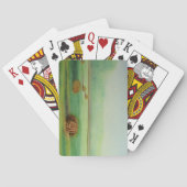 Waterverf weide speelkaarten (Achterkant)