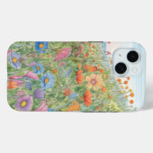 Waterverf weide van Pastel Wildflower Case-Mate iPhone Case (Achterkant (horizontaal))