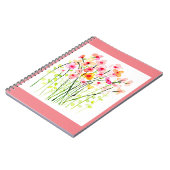 Waterverf weidebloei notitieboek (Linkerzijde)