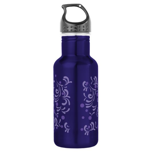 waterverf weidebloemen waterfles  (Achterkant)