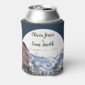 Waterverf Welkom bij Telluride Wedding Welkom Blikjeskoeler (Blikje Achterkant)