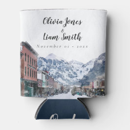 Waterverf Welkom bij Telluride Wedding Welkom Blikjeskoeler