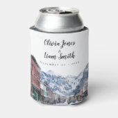 Waterverf Welkom bij Telluride Wedding Welkom Blikjeskoeler (Blikje Achterkant)