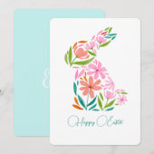 Waterverf wenskaart feestdagenkaart (Voorkant / Achterkant)