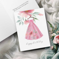 Waterverf Wenskaarten Happy Birthday