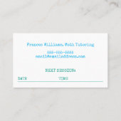 Waterverf Wereldbol Afleiding Herinneringsservice  Visitekaartje (Achterkant)