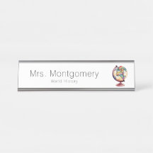 Waterverf Wereldbol Geschiedenis of Geografie Lera