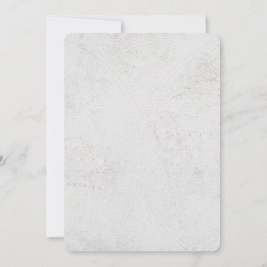 Waterverf Wereldkaart Bestemming Bruiloft Uitnodig Kaart (Achterkant)