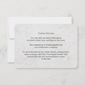 Waterverf Wereldkaart Bestemming Trouwschema Kaart (Achterkant)