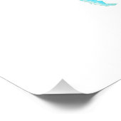 Waterverf Wereldkaart gastboek alternatieve afdruk (Hoek)