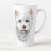 Waterverf West Highland White Terrier Latte Mok (Rechts)