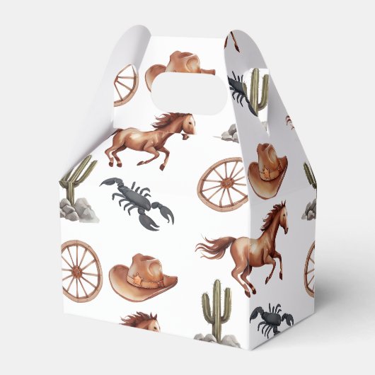 Waterverf Western Kind Art Bedankdoosjes (Voorkant Zijde)