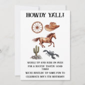 Waterverf Western Kind Art Kaart (Voorkant)