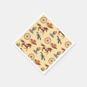 Waterverf Western Kind Art Tan Servet (Hoek)