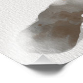 Waterverf Western Tanager Geel Vogeltak Foto Afdruk (Hoek)