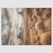 Waterverf westerne prairie tissuepapier (Voorkant)