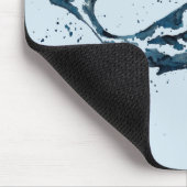 Waterverf Whale Blue Muismat (Hoek)