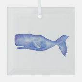 Waterverf Whale ornament door Charlotte Canzano (Voorkant)