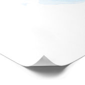 Waterverf Whale Sketch. Poster (Hoek)