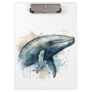 Waterverf Whale Wonder Klembord