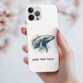 Waterverf Whale Wonder, op maat Case-Mate iPhone Case