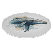 Waterverf Whale Wonder Snijplank (Hoek)