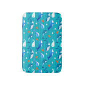 Waterverf Whales Bath Mat (Voorkant Verticaal)
