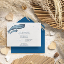 Waterverf Whales Ocean Kind Verjaardag