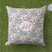 WATERVERF WHIMSICAL FLOWER PATTERN BUITENKUSSEN (Gras)