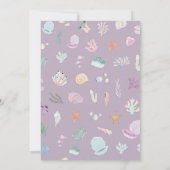 Waterverf Whimsical Mermaids Meisjes Verjaardag Kaart (Achterkant)