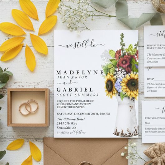 Waterverf Whimsical Sunflower Renewal nog niet