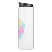 Waterverf Whimsy: Gepersonaliseerde Verrukking Thermosbeker (Geroteerd rechts)