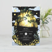 Waterverf Whimsy Woodland Verjaardag Kaart (Staand voorkant)