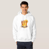 Waterverf Whiskey Drink Hoodie (Voorkant volledig)