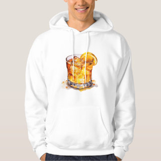 Waterverf Whiskey Drink Hoodie