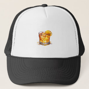 Waterverf Whiskey Drink Trucker Pet
