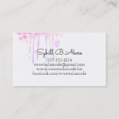 Waterverf whiskybakkerij visitekaartje (Achterkant)